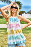 BiBi Tie-Dye Halter Neck Top