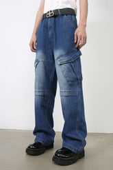 Men's Baggy Jeans with Pockets
