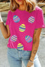 Sequin Easter Egg Short Sleeve T-Shirt