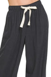 Zenana Linen Drawstring Pants