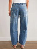 Distressed Jeans with Pockets