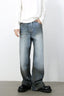 Men's Loose Jeans with Pockets
