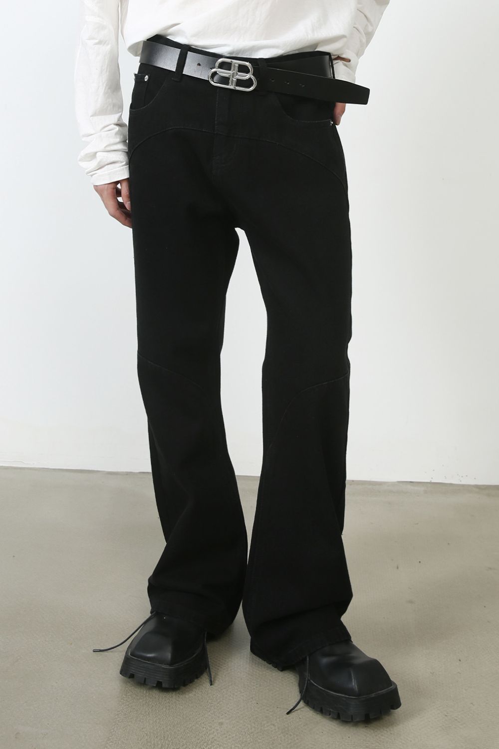 Men's Mid Rise Jeans with Pockets