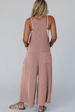 Corded Adjustable Straps Wide Leg Loose Overalls