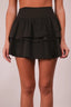 VERY J Riffled Tiered Layers Activewear Skirt with Shorts