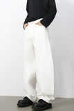Men's High Rise Wide Leg Jeans