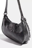 Fame Triple Belt Faux Leather Hand Bag