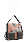 Nicole Lee USA Multifunction Adjustable Strap Eco-Leather Backpack