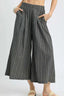 Umgee Pinstripe Crop Palazzo Pants