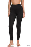 Zenana Brushed Microfiber Full Length Leggings