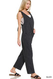 Zenana Casual Adjustable Strap Baggy Jumpsuit with Pocket