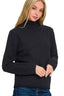 Zenana Turtle-neck Long Sleeve Sweater