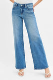 RISEN Full Size Low Rise Wide Leg Jeans Plus Size