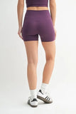 MONO B Venice Cloud Light Contour Biker Shorts