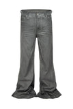 Men's Washed Flare Jeans