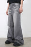 Men's Distressed Wide Leg Jeans