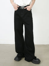 Men's Mid Rise Wide Leg Jeans
