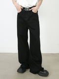 Men's Mid Rise Wide Leg Jeans