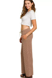 Zenana Raised Rib Short Sleeve Tee & Pants Set