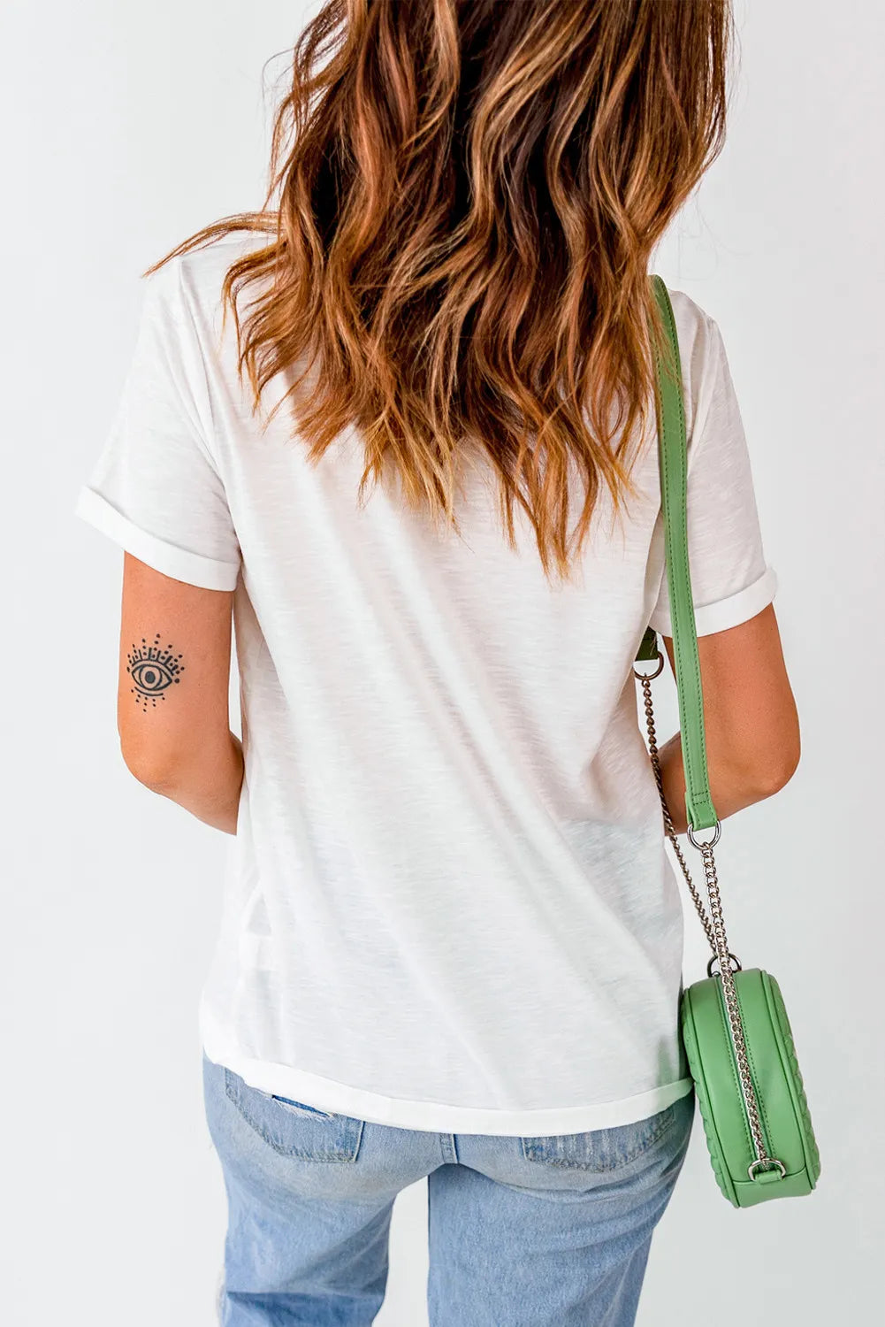 MERRY Round Neck Short Sleeve T-Shirt - felvior