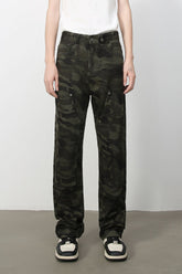 Men's Camouflage Straight Leg Cargo Jeans