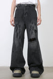 Men's Distressed Baggy Jeans