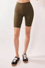 Davi & Dani High Waisted Biker Leggings