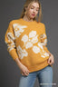Umgee Floral Long Sleeve Sweater