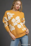 Umgee Floral Long Sleeve Sweater