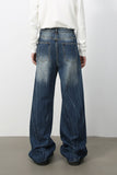 Men's Wide Leg Jeans with Pockets
