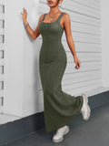 Ribbed Maxi Tank Dress