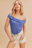Aemi + Co Off-Shoulder Short Sleeve Top