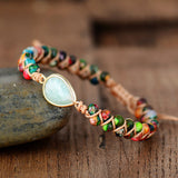 Handmade Teardrop Shape Beaded Bracelet