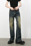 Men's Bootcut Jeans with Pockets