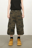 Men's Camouflage Wide Leg Cargo Jeans