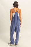 HYFVE Relaxed Fit Mineral Washed Overalls with Pockets