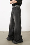 Men's Wide Leg Jeans with Pockets