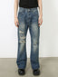 Men's Distressed Jeans with Pockets