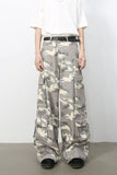 Men's Camouflage Wide Leg Cargo Jeans