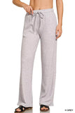 Zenana Ribbed Drawstring Lounge Pants