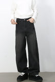 Men's Wide Leg Jeans with Pockets