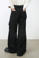 Men's Wide Leg Jeans with Pockets