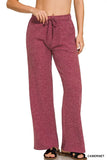 Zenana Ribbed Drawstring Lounge Pants