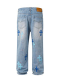 Men's Cross Wide Straight Jeans