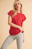 Aemi+Co Round Neck Short Sleeve T-Shirt