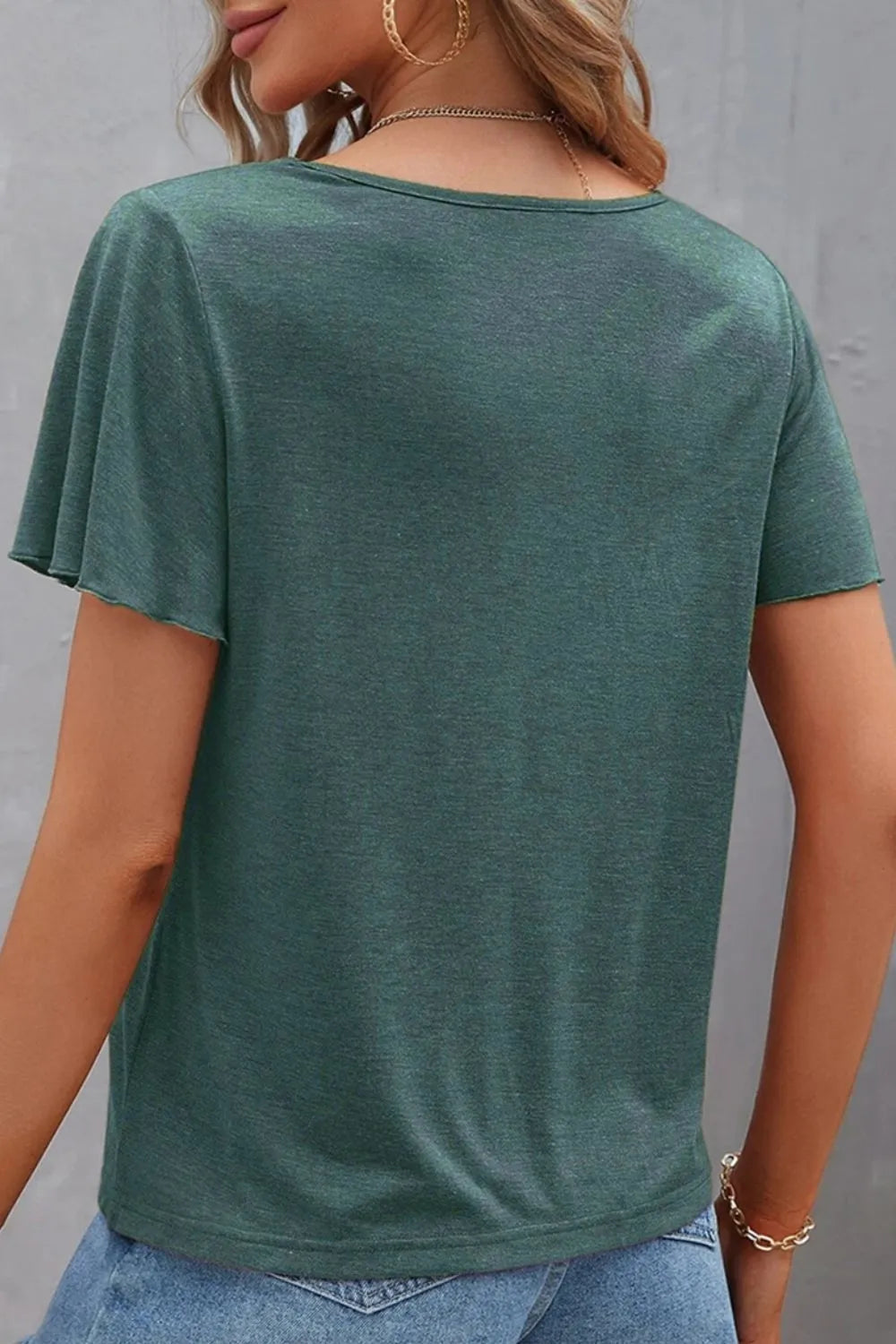 V-Neck Short Sleeve T-Shirt