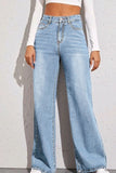 High Waist Wide Leg Jeans - felvior