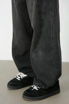 Men's Wide Leg Jeans with Pockets