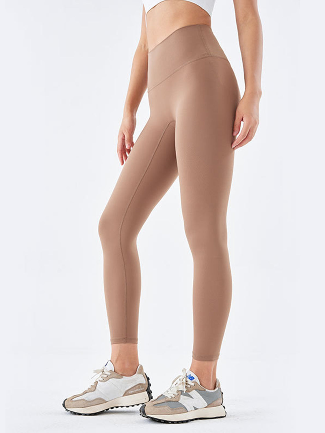 Wide Waistband Sports Leggings - felvior