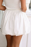Bubble Mini Skirt with Pockets - felvior